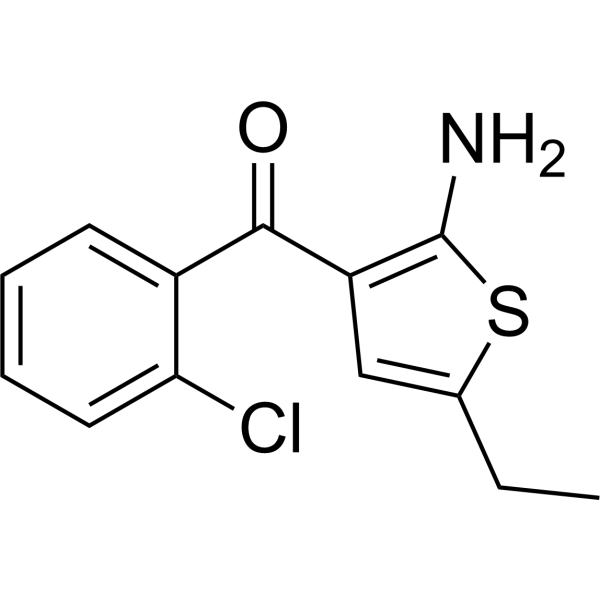 2-Amino-3-(2-chlorobenzoyl)-5-ethylthiophene 50508-60-6